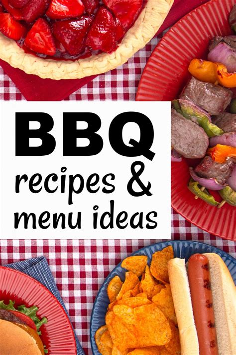 BBQ Menu Ideas