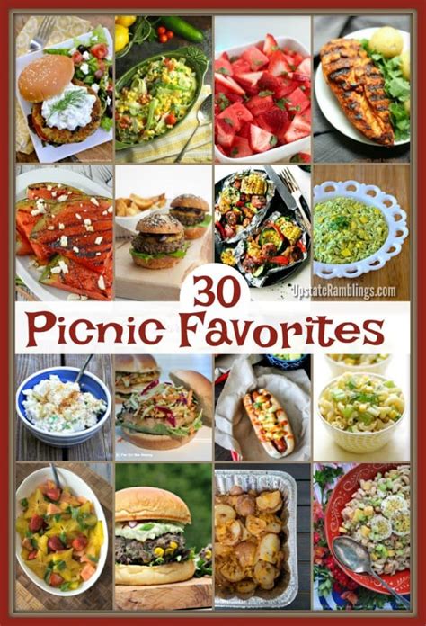 BBQ and Picnic Favorites Menu