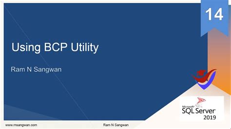 BCP (Bulk Copy) Utility