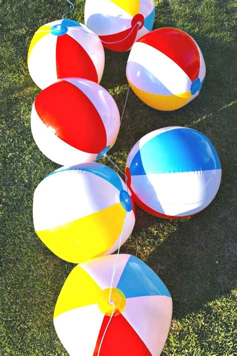 Beach Ball Garland Template