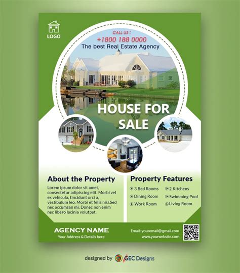 Beach Real Estate Flyer Template