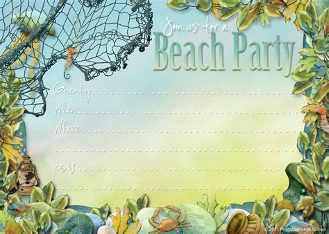 Beach-themed Template