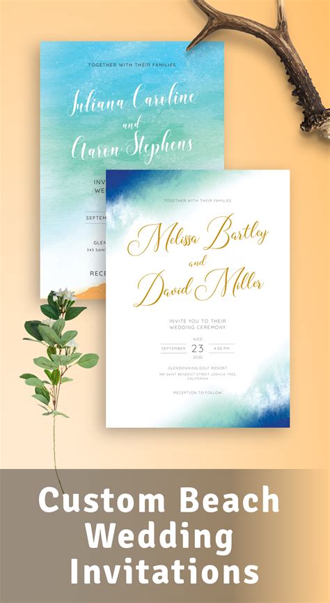 Beach Wedding Invitations Style