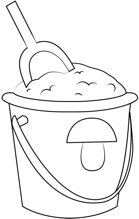 Beachy Sand Bucket Template