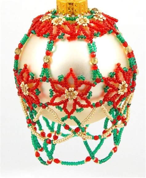 Beaded Christmas Ornament Patterns Print