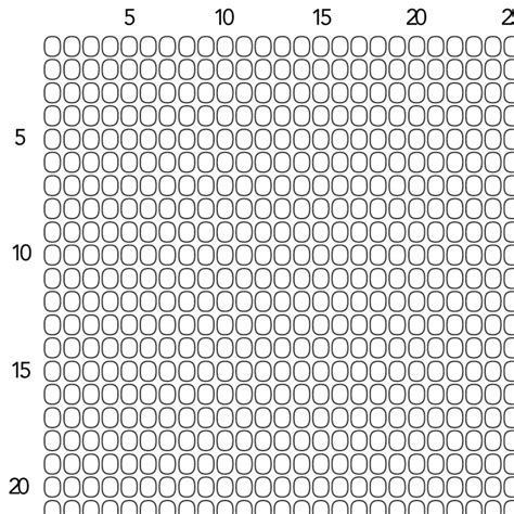 Beading Graph Paper Template