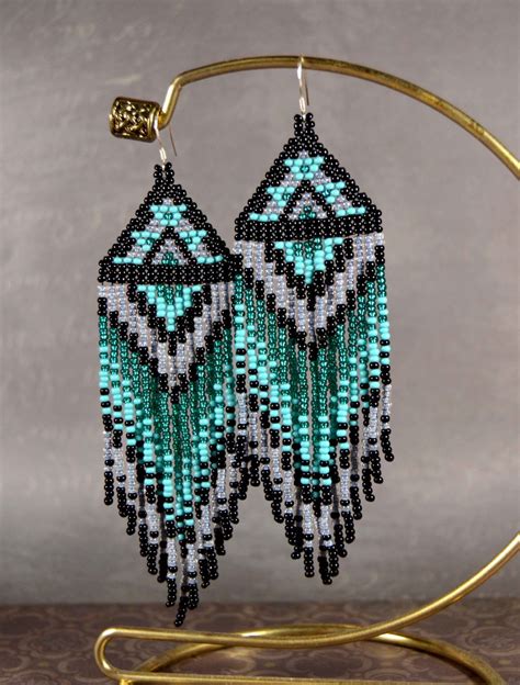 Beading Pattern Earrings