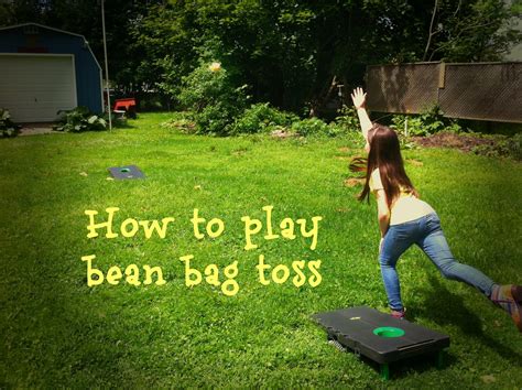 Bean Bag Toss Game Play