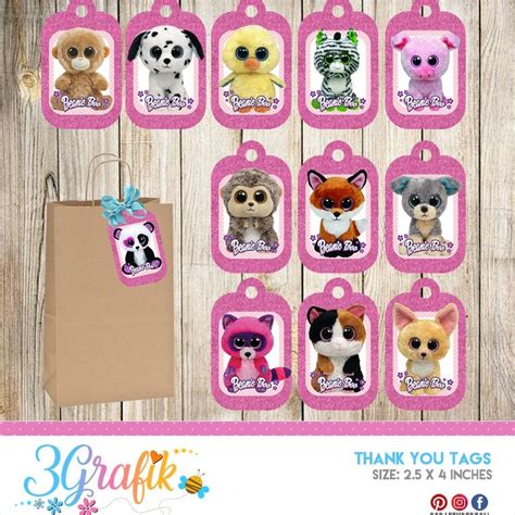 Beanie Boo Tag Printable 2