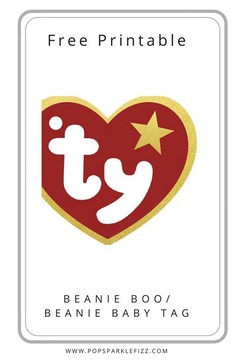 Beanie Boo Tag Printable 5