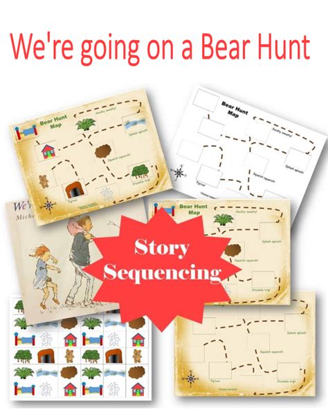 bear hunt lyrics story sequence