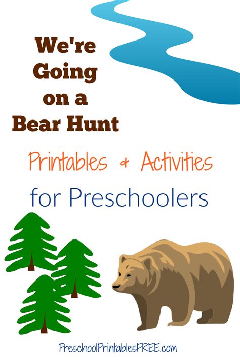 Bear Hunt Lyrics Printable Activities for Kids