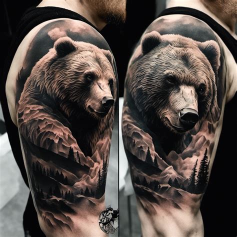 Bear tattoos design