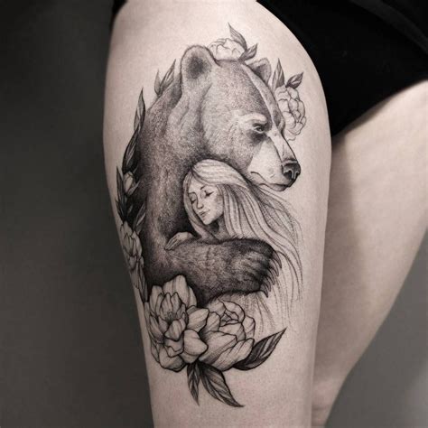 Bear tattoos for women