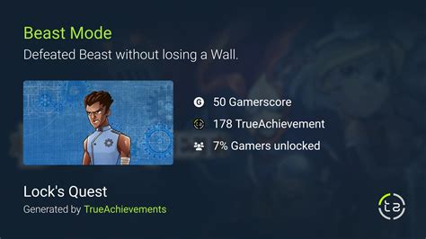 Beast Mode achievement