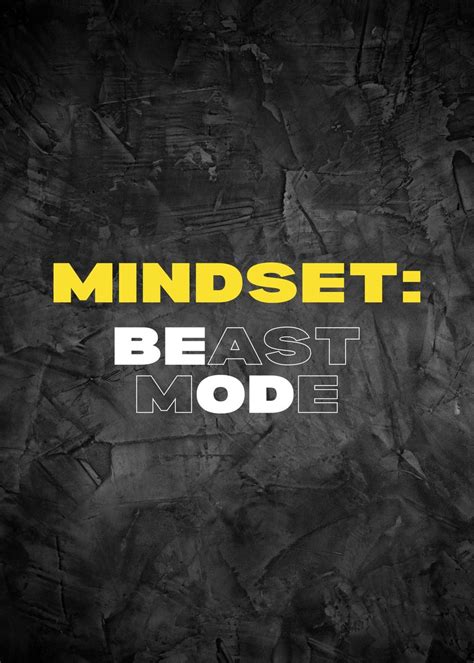 A person in beast mode, with a strong mindset