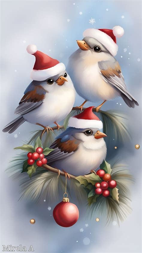 Beautiful Christmas bird