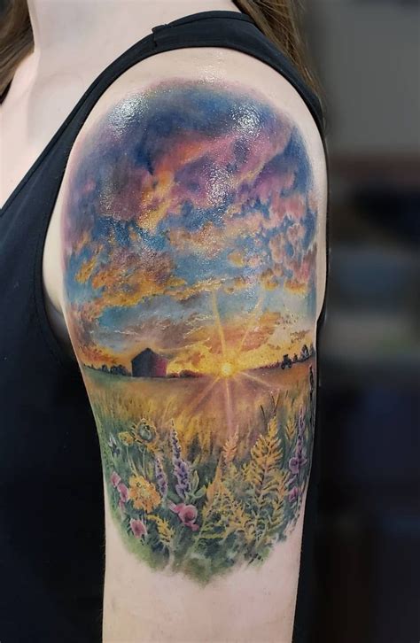 Beautiful cloud tattoos