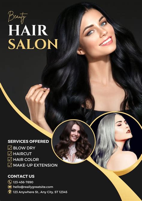 Beauty and Hair Salon Flyer