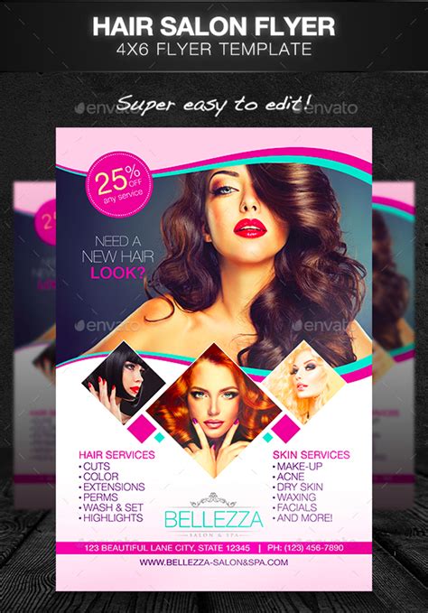 Beauty Salon Flyer Template Gallery 6