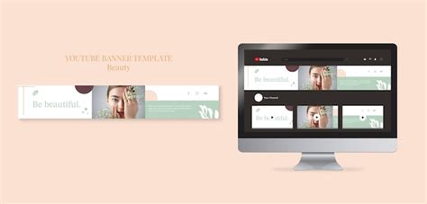 Beauty YouTube banner template