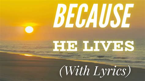 Because He Lives sheet music printable on Hymnary.org