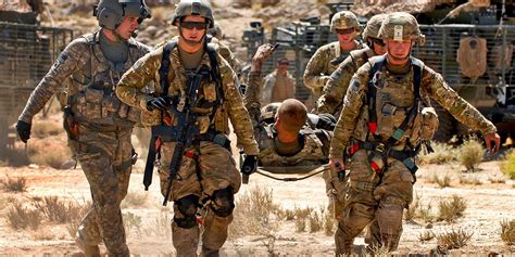 US Army Combat Medic Specialist in action