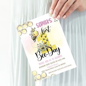 Bee party invitation conclusion