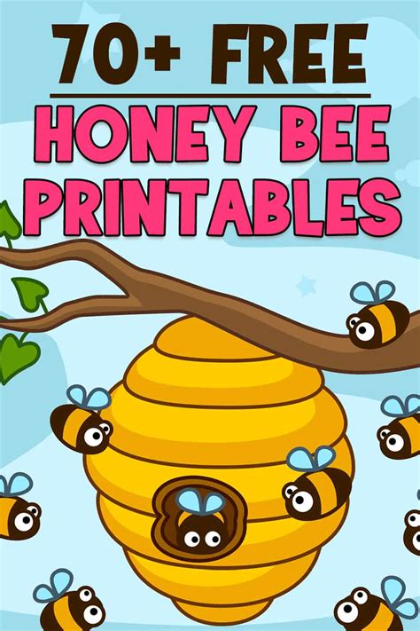 Bee Printables for Kids Gallery