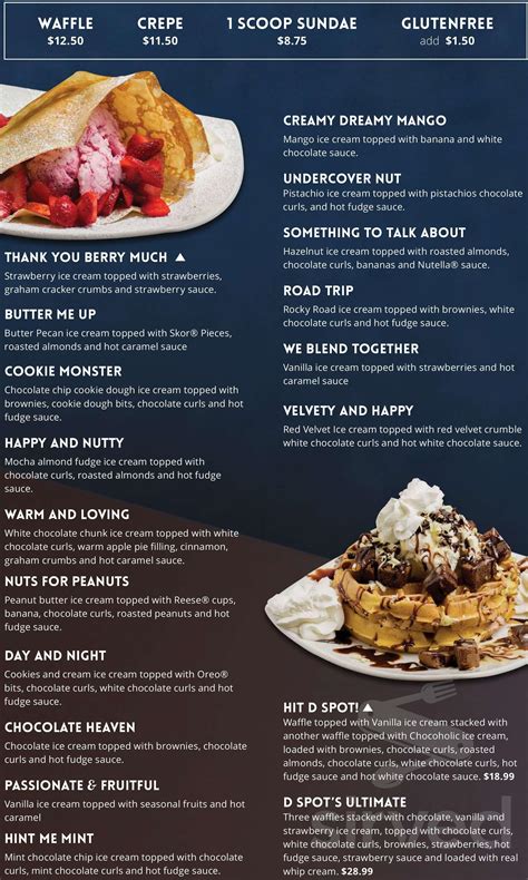 Beer Barrel Dessert Menu Ideas