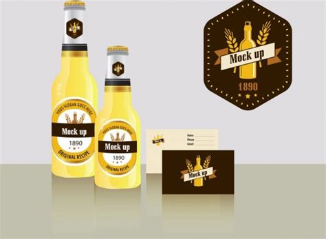 Beer Bottle Label Template 8