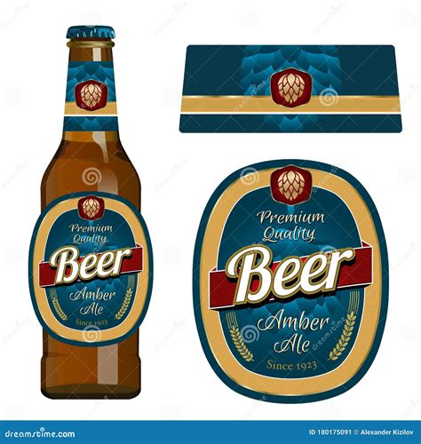 Beer Bottle Label Template 2