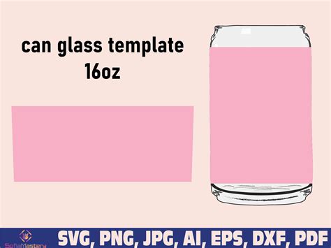 Beer Can Wrap Template 1