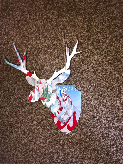 Beer Deer Cardboard Template