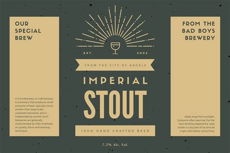 Beer Label Design Canva