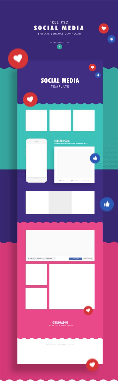 Behance Template Layout