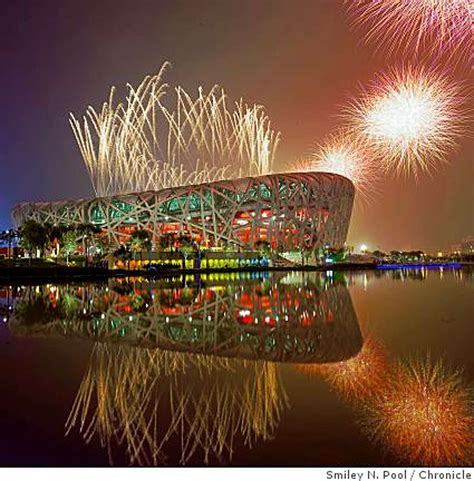 Beijing's Olympic fireworks display