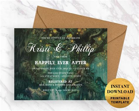 Belle Enchanted Invitation