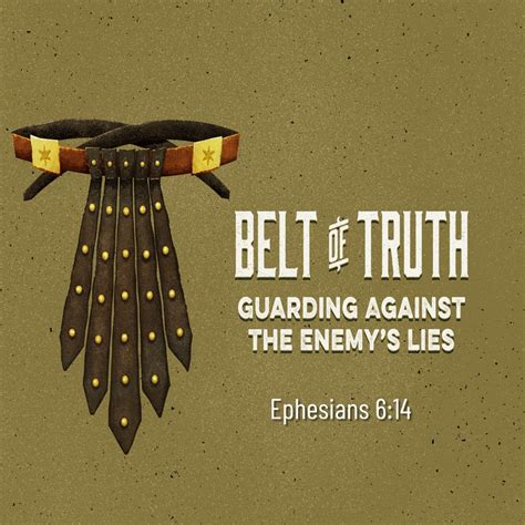 Belt of Truth Bible verses