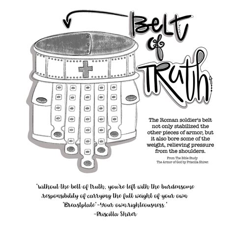 A Belt of Truth worksheet