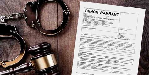 Bench warrant description