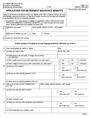 Benefit Application Process