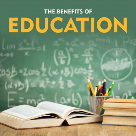 Benefits of Education and Training