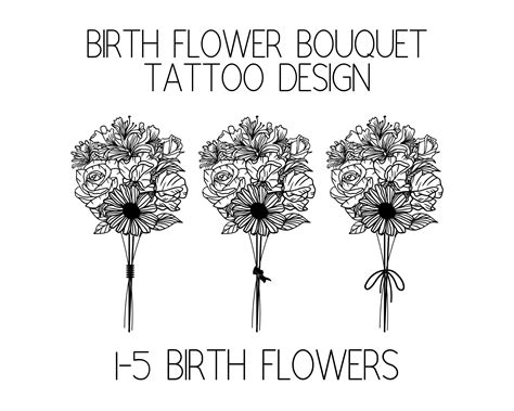 Benefits of Birth Flower Bouquet Tattoos