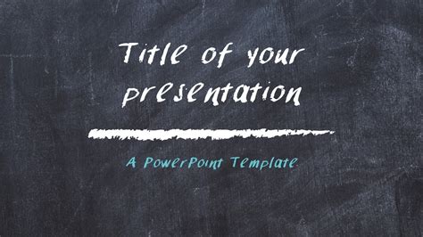 Benefits of Chalkboard Templates for PowerPoint