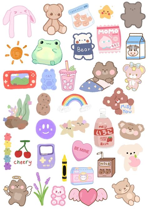 Benefits of Cute Stickers Printable Aesthetic Designs