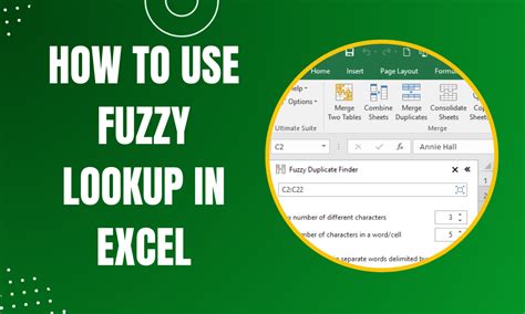 Benefits of Fuzzy Lookup in Excel