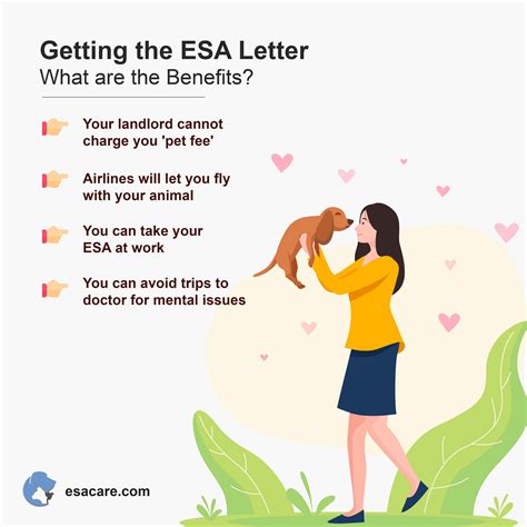 Benefits of Having an ESA Letter