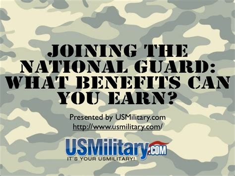 Benefits of Joining the National Guard