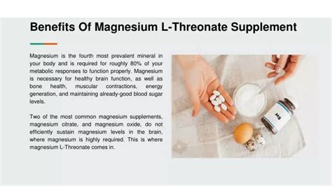 Benefits of L-Threonate